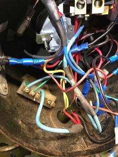 bornier avec faisceau principal