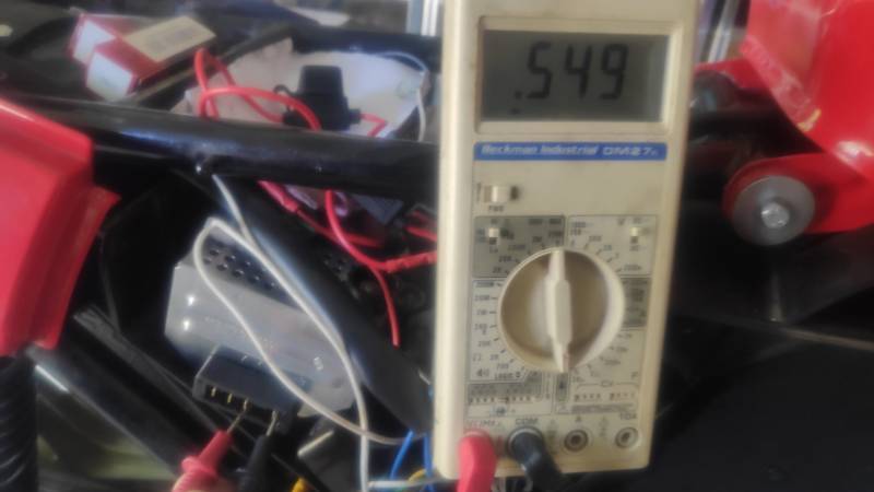 Test des diodes du régulateur