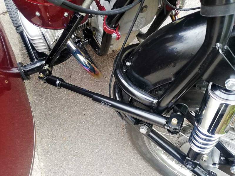 position roue tournée à gauche